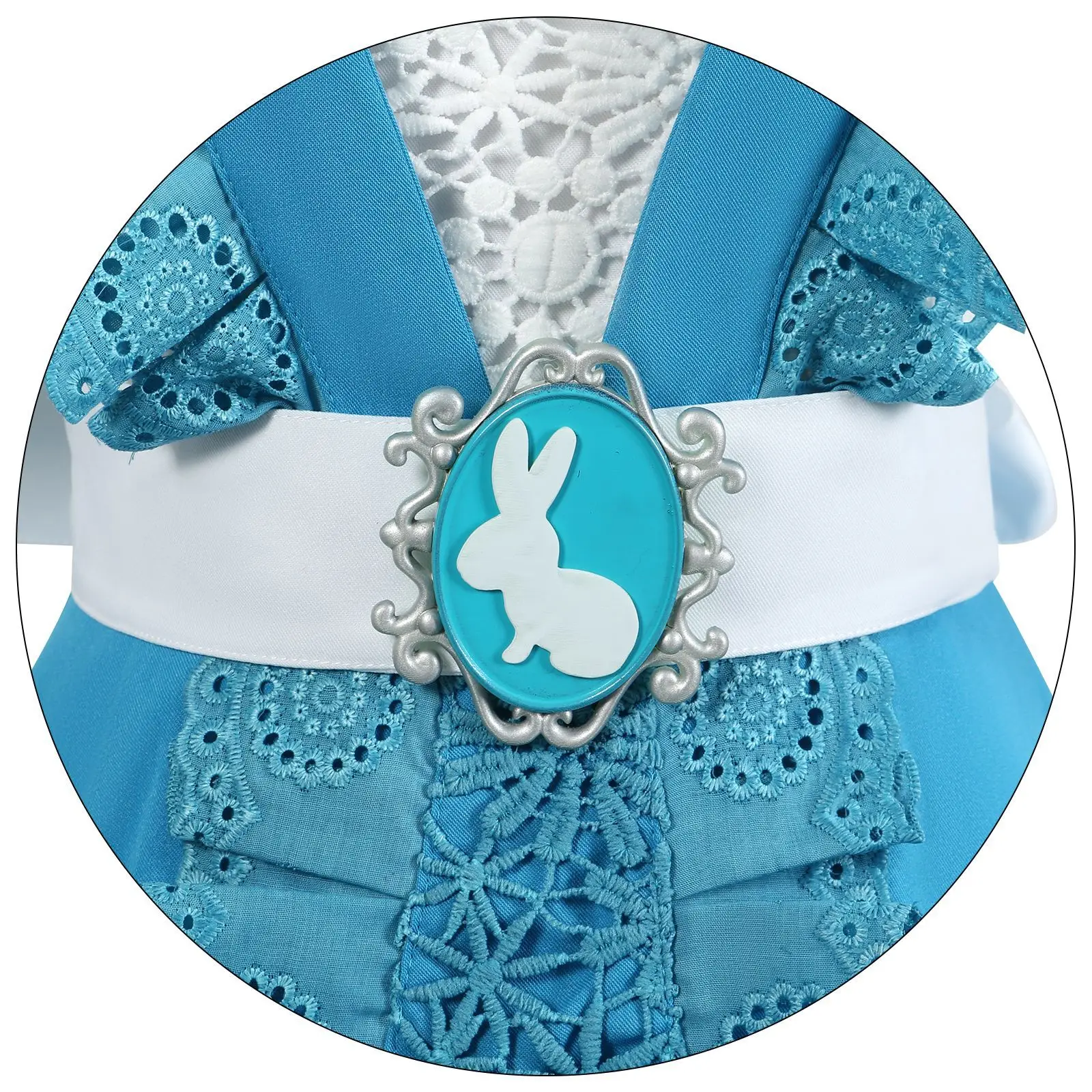 الهوية الخامس أليس ديروس تأثيري حلي أليس تأثيري فستان الأزرق أغطية الرأس نظارات لوليتا فستان هالوين حفلة لعب الأدوار موحدة