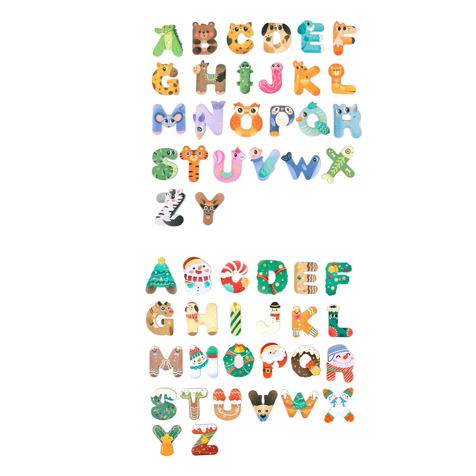 Magnetic Letters Learning Preschool Educational Toy Refrigerator Alphabet Magnet