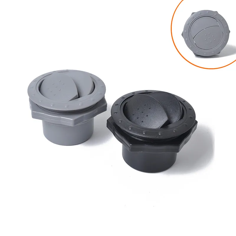 1/2/4PCS Air Conditioning Deflector Vent 60mm Rotatable For RV Bus Car Boat Yacht Round A/C Air Conditioning Outlet Vent