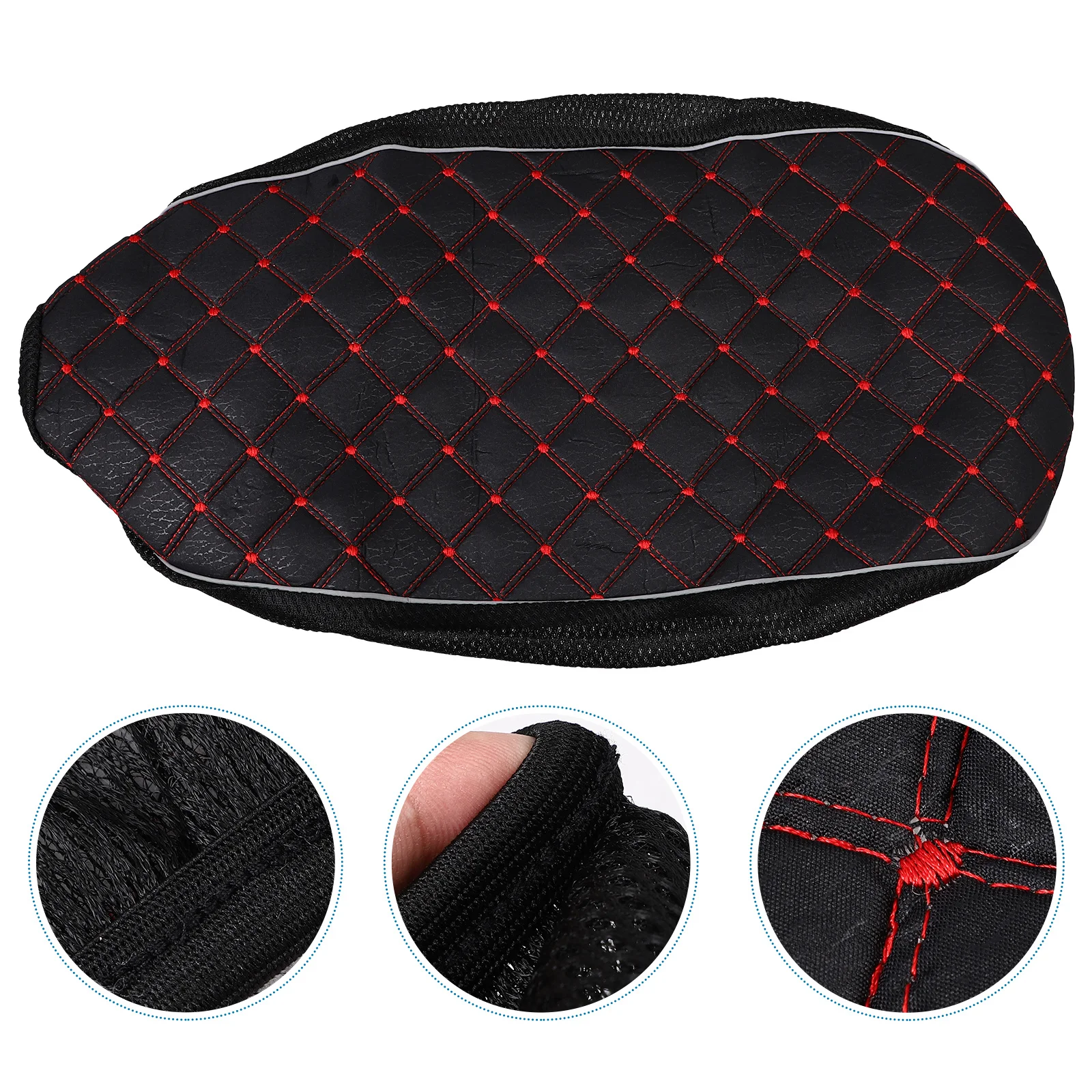 

Motorcycle Seat Cover Linen Mesh Elastic Non-Slip Universal Fit For Scooter Moped Electromobile Breathable Shock