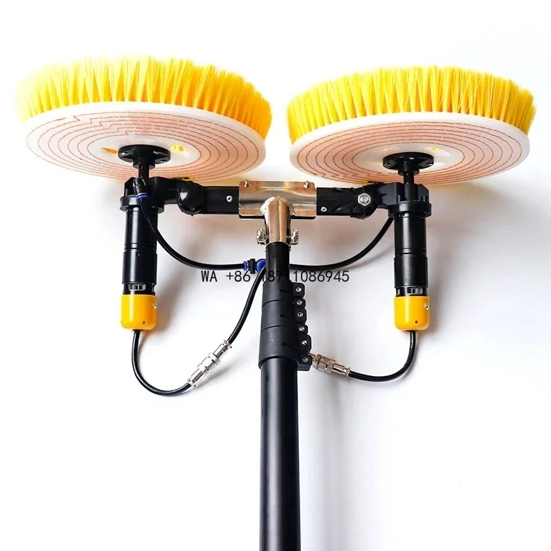 

Handheld Telescopic Pole Solar Panel Cleaning Brush Photovoltaic Solar Panel Cleaning Machine with Washing Equipment Tool