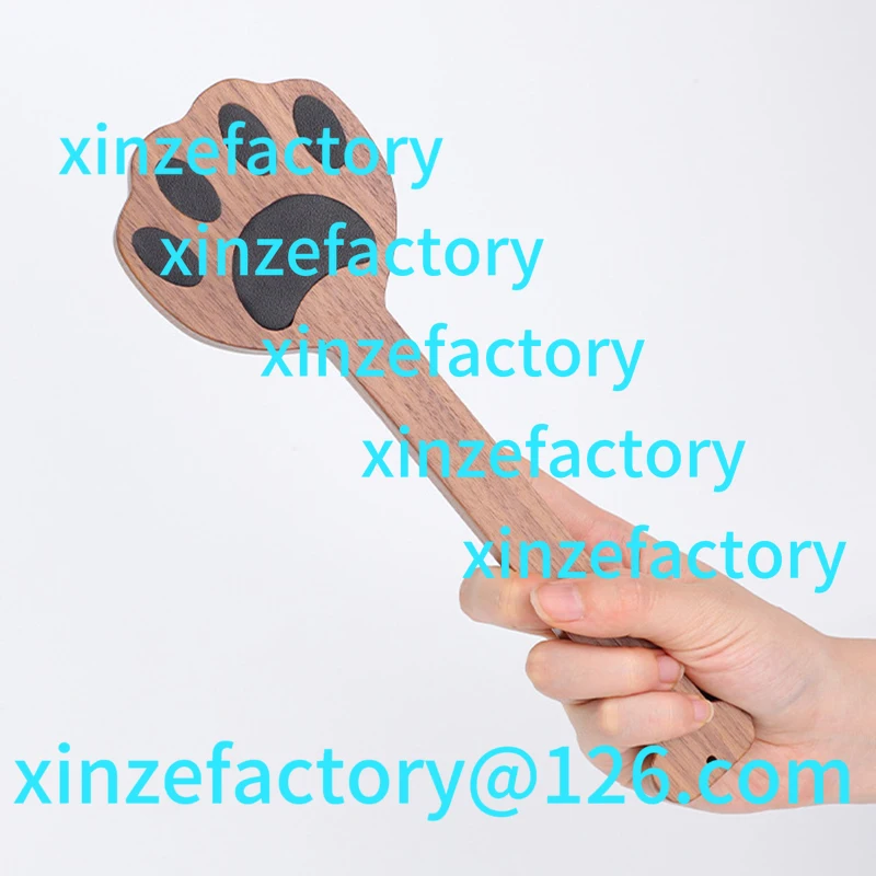 

Customization 26CM Walnut Wood Horse Whip Riding Crop Top Paddle Flogger