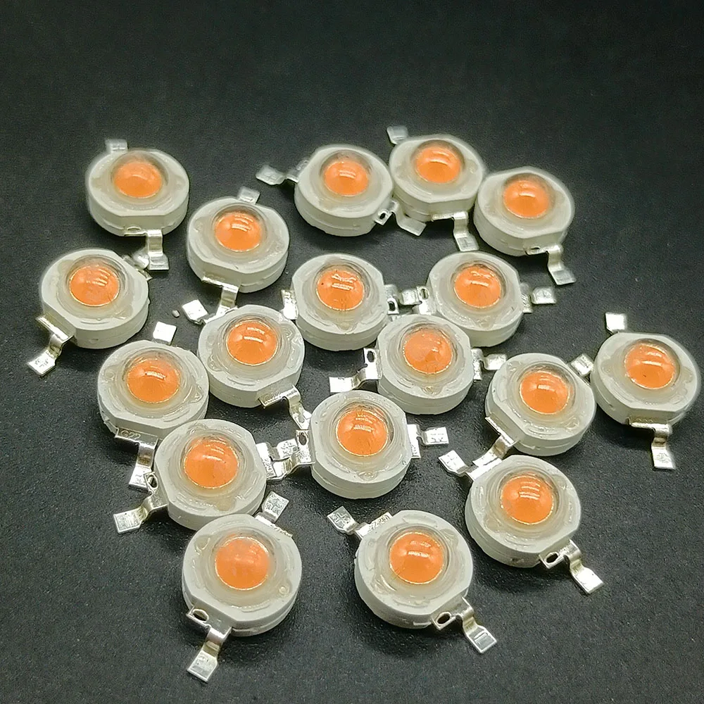 10 -1000 Pcs Real Full Watt 1W 3W High Power LED Lamp Bulb Diodes SMD 110-120LM LEDs Chip for 3W - 18W Spot Light Downlight