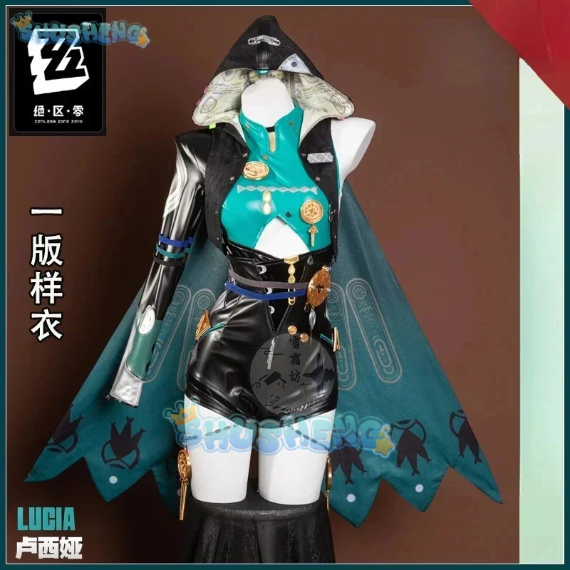 

Игра Zenless Zone Zero Lucia Косплей Костюм Униформа Хэллоуин Карнавал Вечеринка Рождественская игра Ролевая одежда Одежда