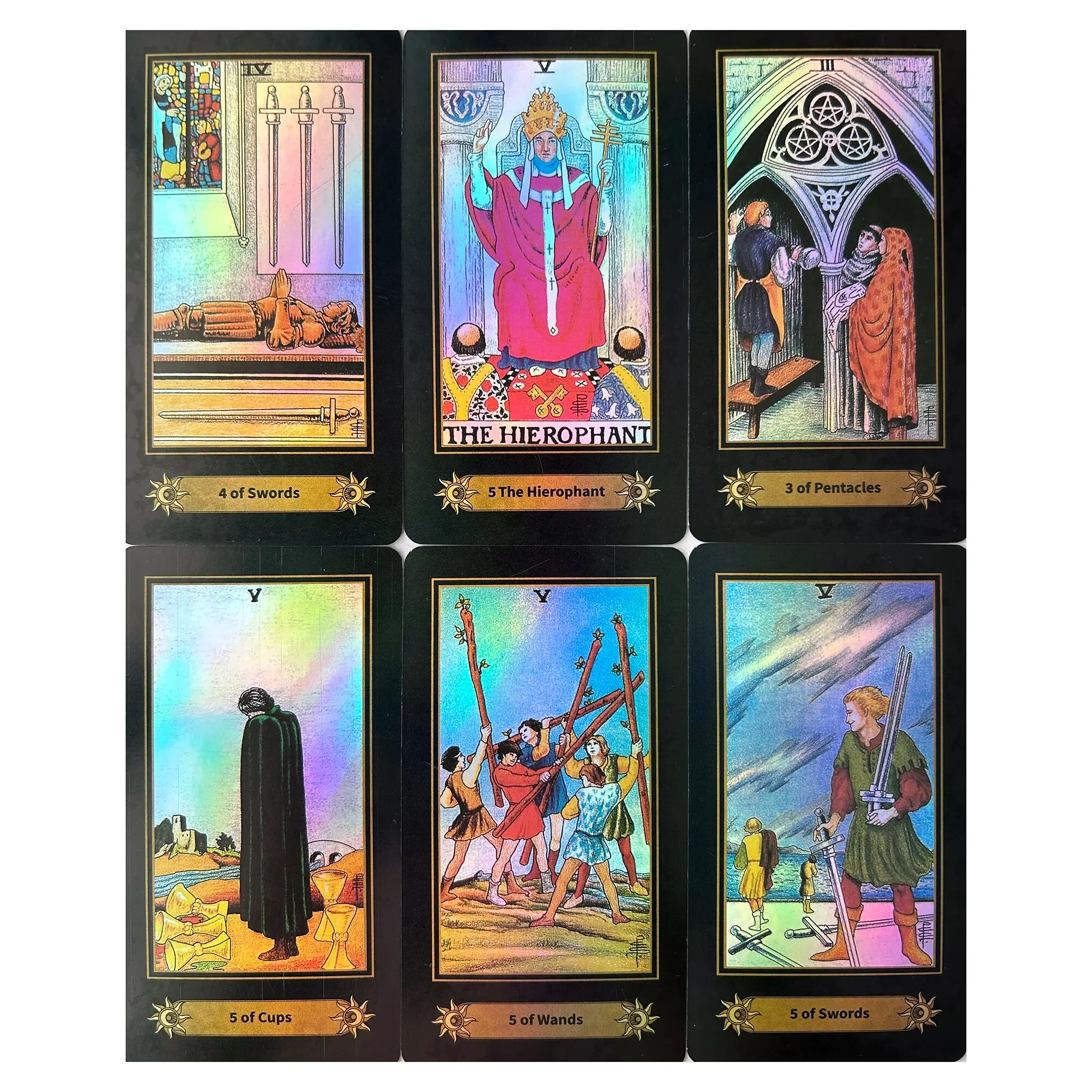 High quality A.E Waite Tarot card with guide, vintage card game, outdoor camping family party gift.