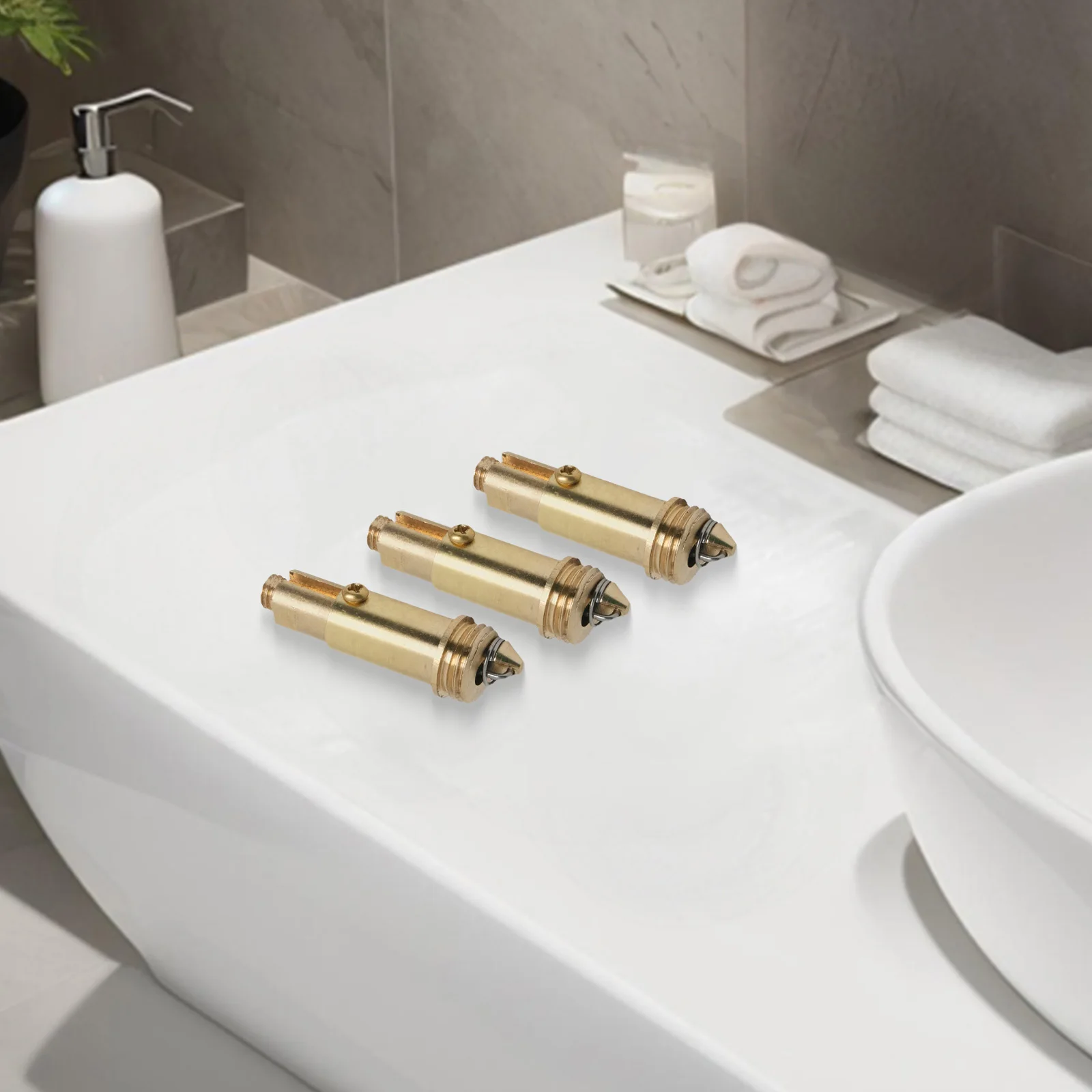 Bathroom Renovation Drainer Copper Core Click Clack Basin Waste System Plumbing Accessories Bounce Core Copper