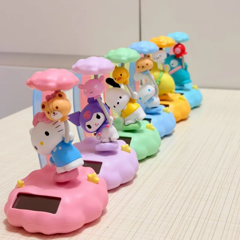 

Genuine Sanrio Characters Balloon Travel Series Blind Box Desk Decoration Items Room Decorations Girls' Gifts Cool Figurines