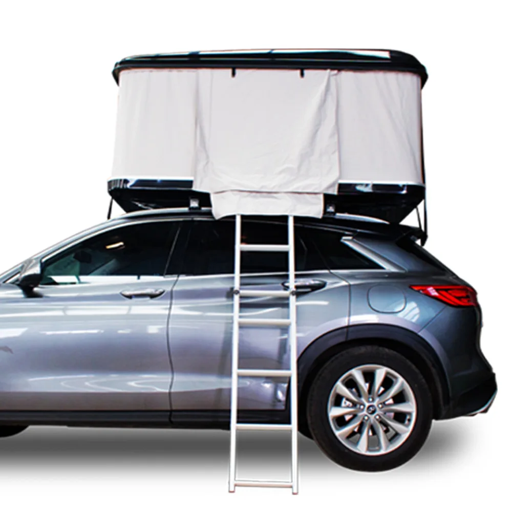 Roof Top Camping Tent Four-season 2-3 People 4x4 Offload Road Suv Folding Automatic Hardshell Car Rooftop Tent Hard Shell