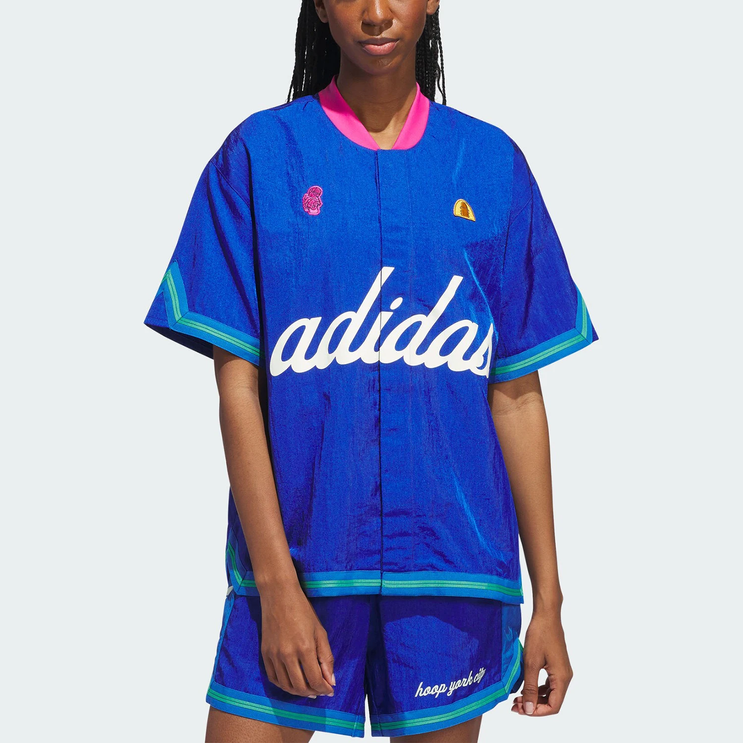 

Баскетбольный топ Adidas Originals унисекс HYC SS WU с короткими рукавами IT9956