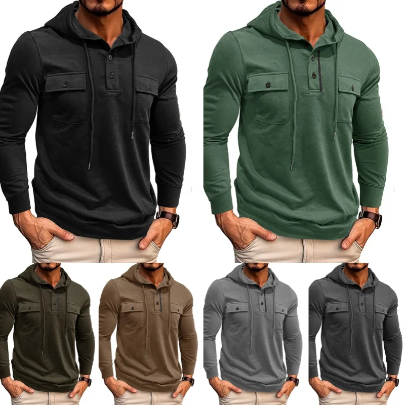 

Pop Dropped Shoulder Hooded Sweatshirt Men's Women's Plus Size Loose Pullover Fashion Sweatshirt