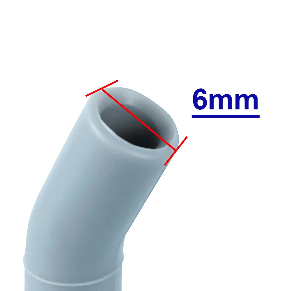 5 PCS Dental Saliva Ejector Weak Suction Rubber Snap Tip Adapter Replacement