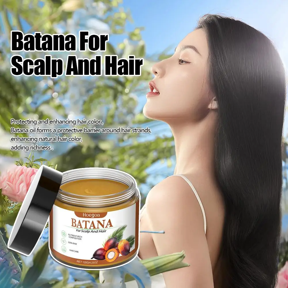 Aceite de Batana Natural para el crecimiento del cabello, acondicionador para el cabello dañado, previene la caída del cabello y elimina las puntas abiertas en hombres y mujeres, B2K7