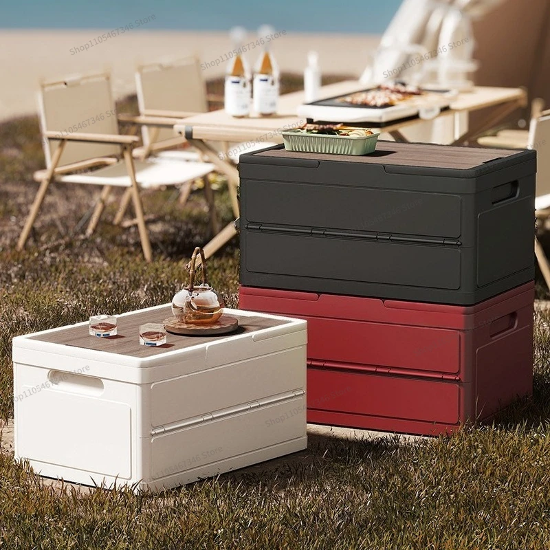 For Outdoor Camping Storage Box, Large-capacity Car Trunk, Portable Portable Storage Box, Picnic Finishing Box.