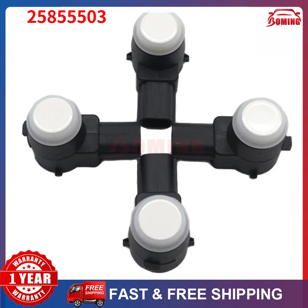 4pcs Car Bumper Reverse Assist PDC Parking Sensor 25855503 For Cadilac CTS Buick Enclave Lucerne Chevrolet Avalanche Silverado