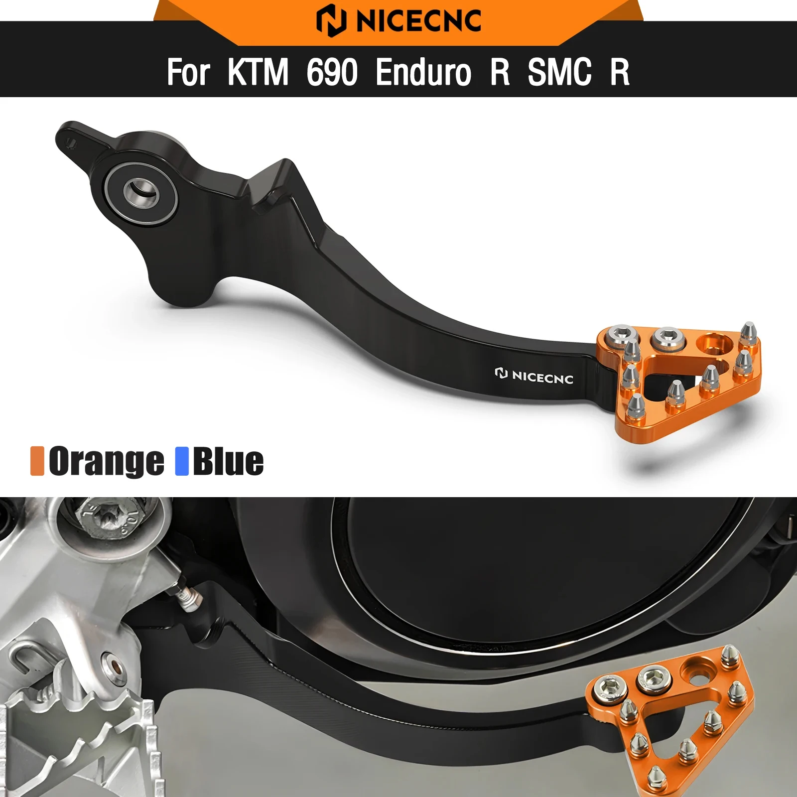 

For KTM 690 Enduro R 690 SMC R 2011-2018 Brake Pedal Step Tips Lever For Husqvarna 701 Enduro 701 Supermoto 2016 2017 2018 2019