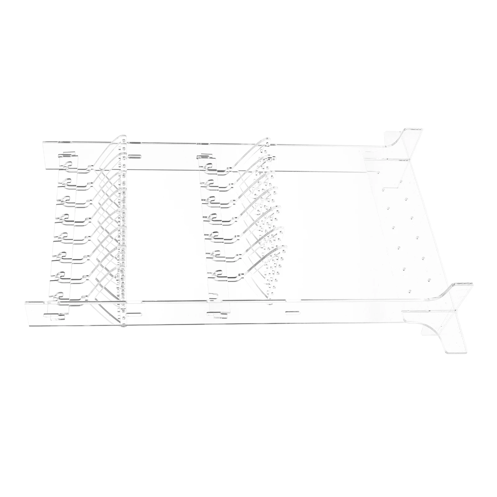 

Jewelry Rack Hangers Bracelet Stand Round Storage Acrylic Earring Holder Duallayer Jewelry Stand Necklace Organizer RV