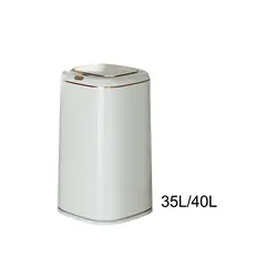 Smart Trash Can Touchless Motion Sensor Trash Can with Automatic Lid Kitchen Garbage Bin Waterproof for Office Bathroom Bedroom