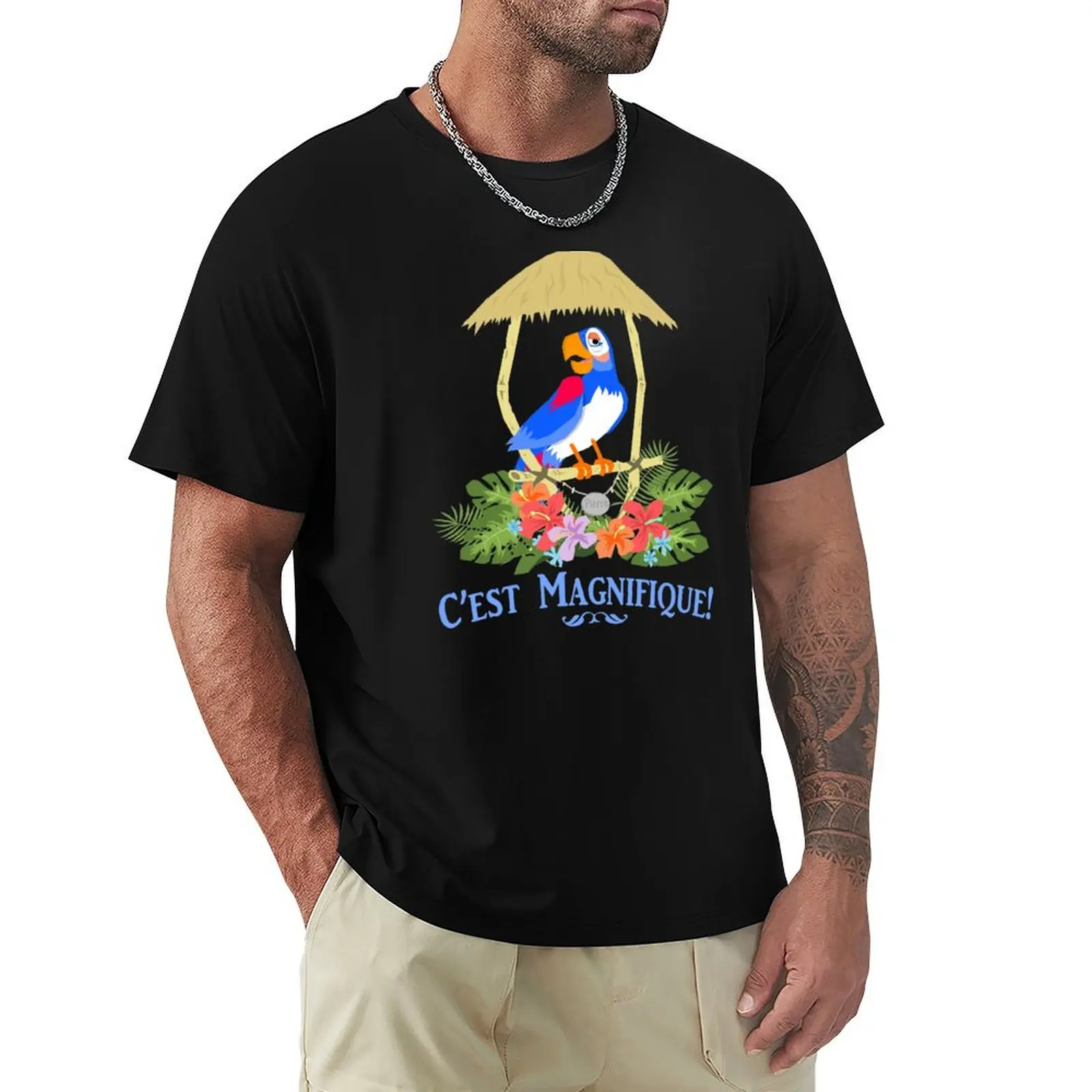 

Tiki Room Pierre T-Shirt korean fashion street wear shirts graphic new edition mens graphic t-shirts funny