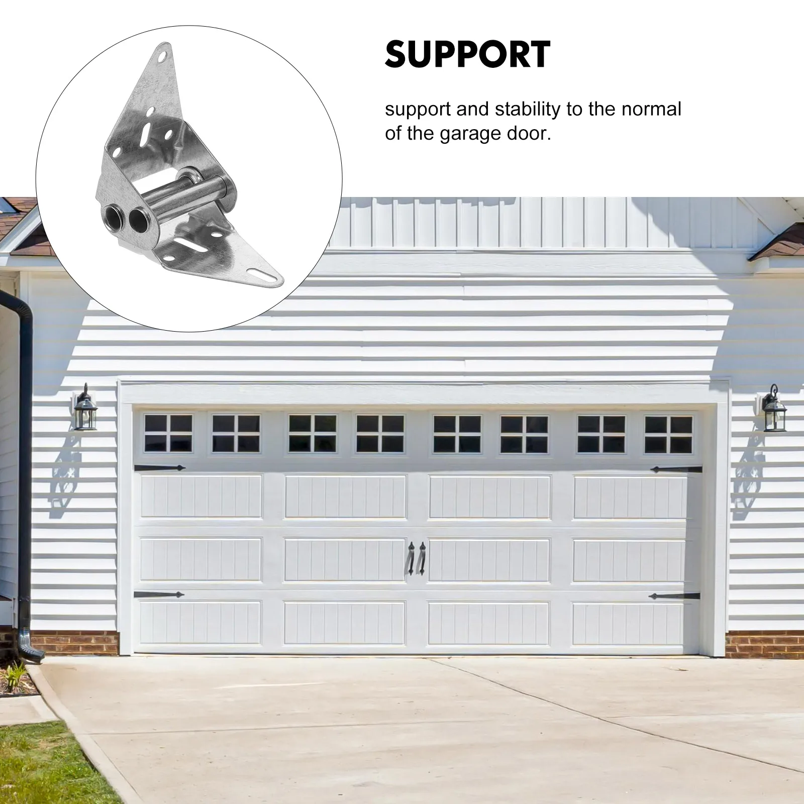 

Garage Door Hinges Bracket Heavy Duty Iron Residential Hardware Parts Accessories Thickened Material Long Lasting Solution