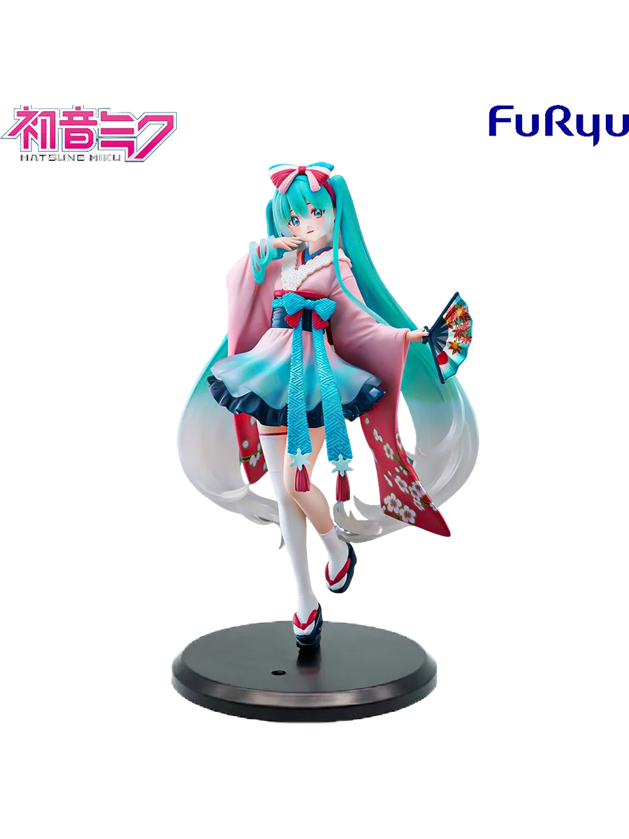 Nouveau Hatsune Miku Anime Figure jouets Neo Tokyo série Kimono MIKU Kawaii dessin animé PVC Action Figurine modèle poupées cadeaux d'anniversaire