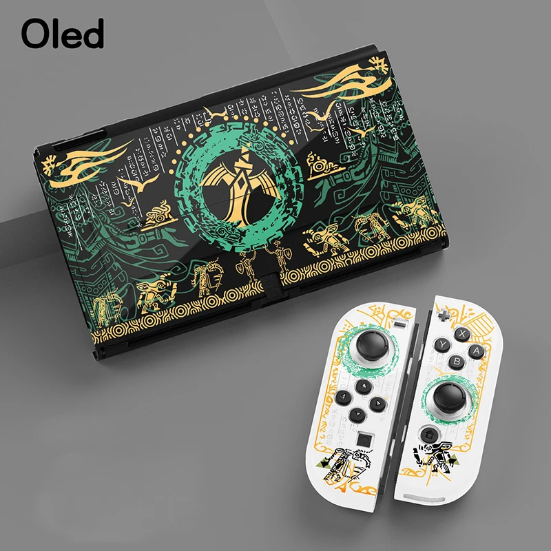 for Zelda Protective Case for Nintendo Switch OLED/Switch Console and Joy-Con Shock-Absorption and Anti-Scratch Hard PC Cover