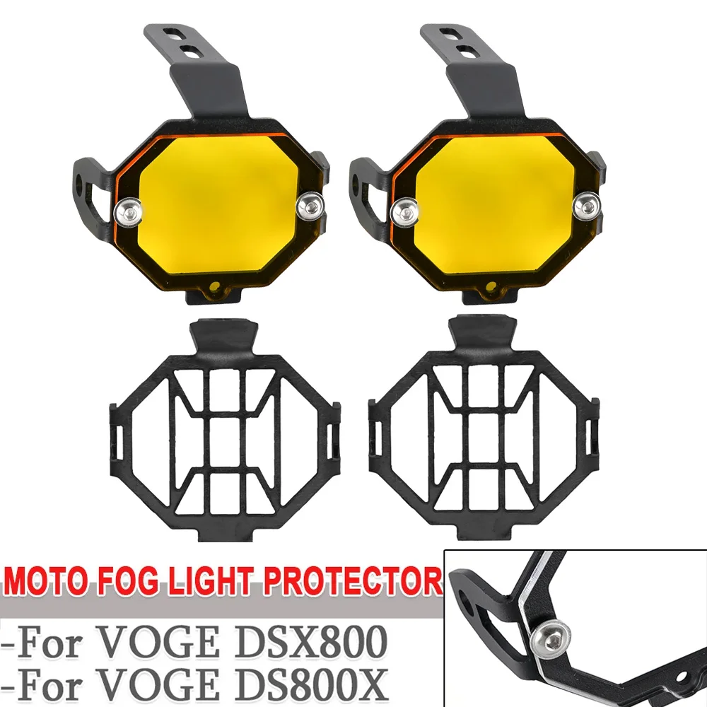 For VOGE DS800X DSX800 DS800 X DS 800 X 800 DS RALLY All Years Motorcycle Fog Light Protective Cover Fog Light Guard Accessories