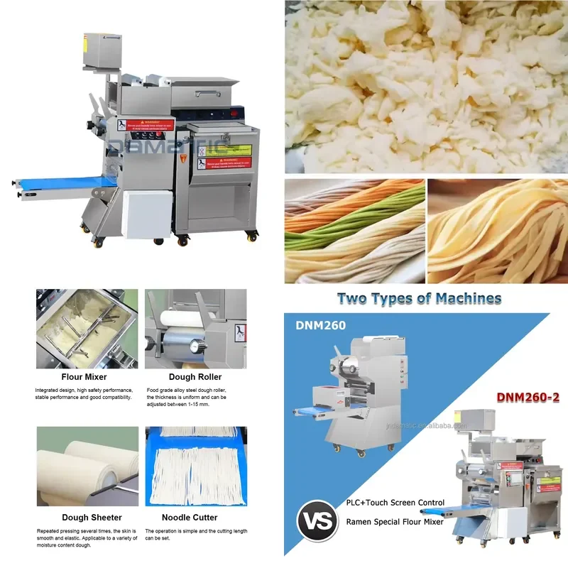 Máquina para Hacer Fideos Ramen y Udon Comercial Yamato con Mezcladora de Harina Integrada de 15 kg, Rendimiento Estable, Eléctrica, para Restaurante