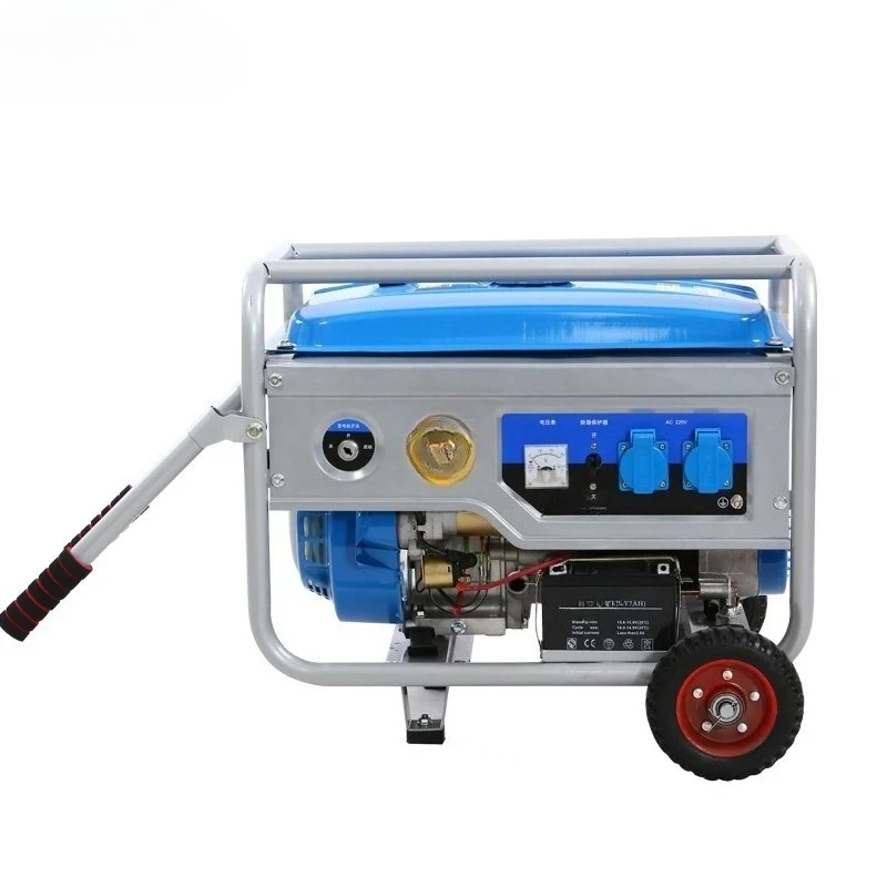Small household open frame low noise single phase three phase multi fuel 3/4/5/6/8KW  generator dual voltage