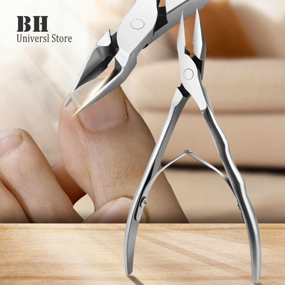 

1Pcs Straight Blade Toenail Nail Clippers Trimming Thick Ingrown Toenails Rhinestone Remover Gem Clipper Manicure Nail Tools