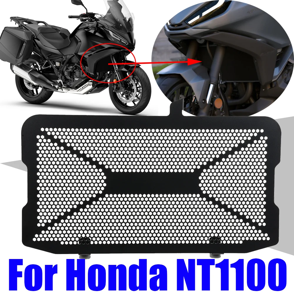 

Аксессуары для HONDA NT1100 NT 1100 DCT 2021 2022 2023 2024 решетка радиатора Решетка гриля Защитный протектор резервуар для воды защитная крышка