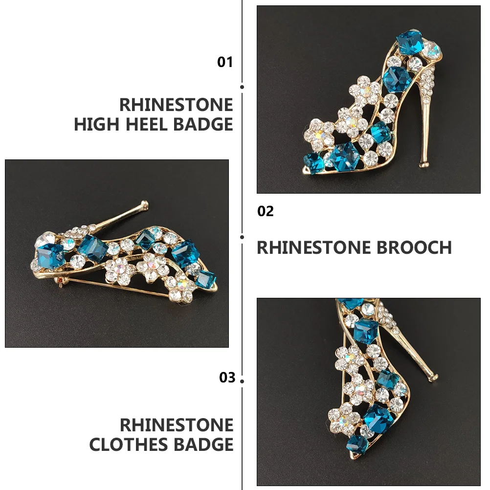 2 قطعة حجر الراين عالية الكعب بروش كريستال شارة الحذاء للنساء مجوهرات الأزياء ديكور الإكسسوارات الملونة حقيبة قبعة دبوس