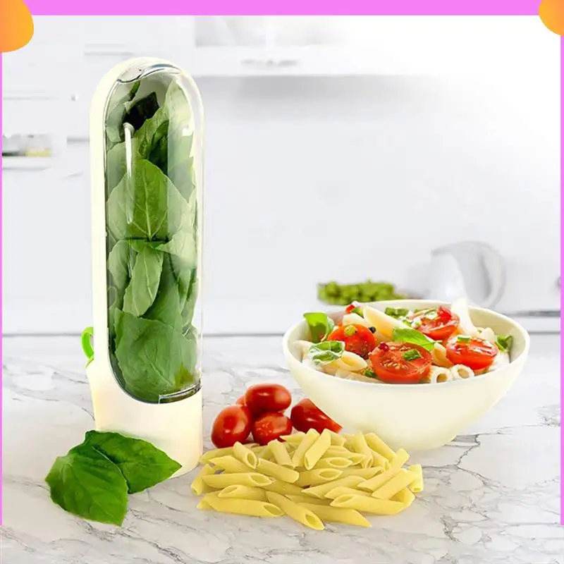 Caja de cápsulas A23P, 2 uds., caja de mantenimiento fresco, tipo taza, contenedor de almacenamiento de alimentos, conservación de verduras para cenador de eneldo