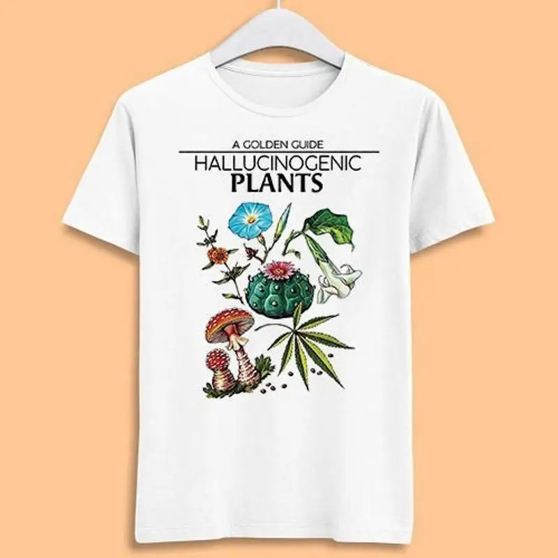 

Hallucinogenic Plants Magic Mushroom Cook Book Meme Funny T Shirt Style Gamer Movie Music Top Adult 7085