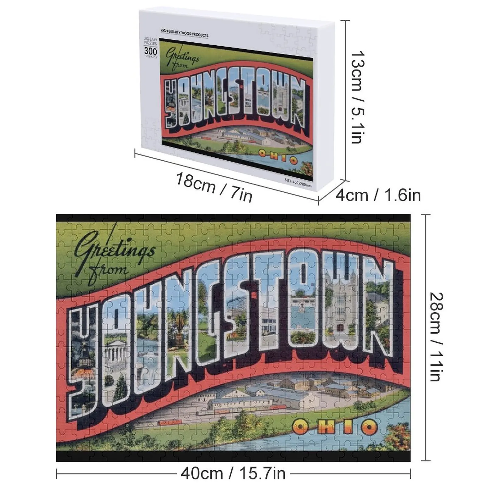 오하이오주 영스타운, 퍼즐 직소 퍼즐 맞춤형 장난감 나무 이름 맞춤형 퍼즐