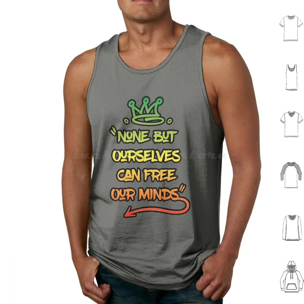 Free Your Mind. Tank Tops Print Cotton California Florida Reggae Music Damian Marley Ziggy Marley Jamaica Peace Beach