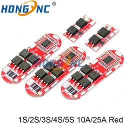 Bms 1s 2s 10a 3s 4s 5s 25a Bms 18650 Lipo pokrywa baterii litowej moduł płytki drukowanej Pcb Pcm 18650 Lipo Bms ładowarka