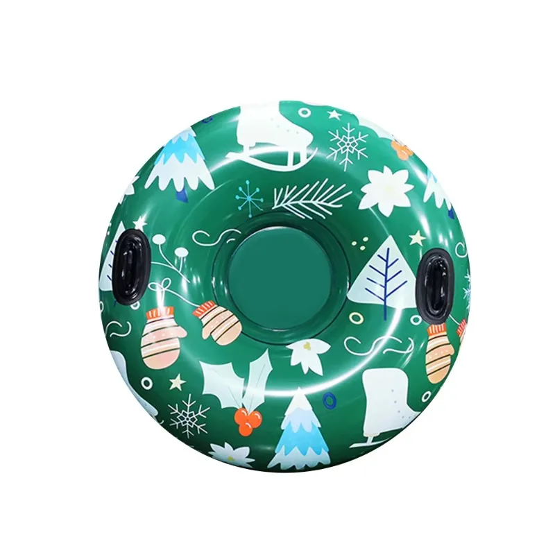 

Customizable Inflatable Ski Tube Sled Foldable PVC and HDPE Snow Tube Factory Processed Materials