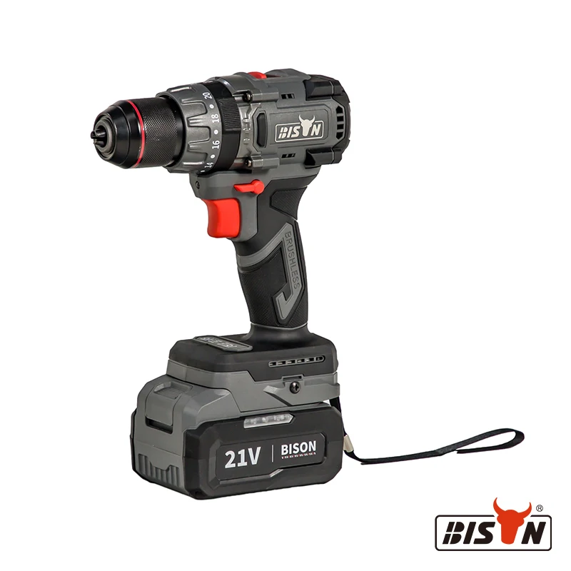 

Chinese Markets Online Brushless 85nm High Torque 21v Cordless Drill Set 13mm Impact Lithium Battery Drill