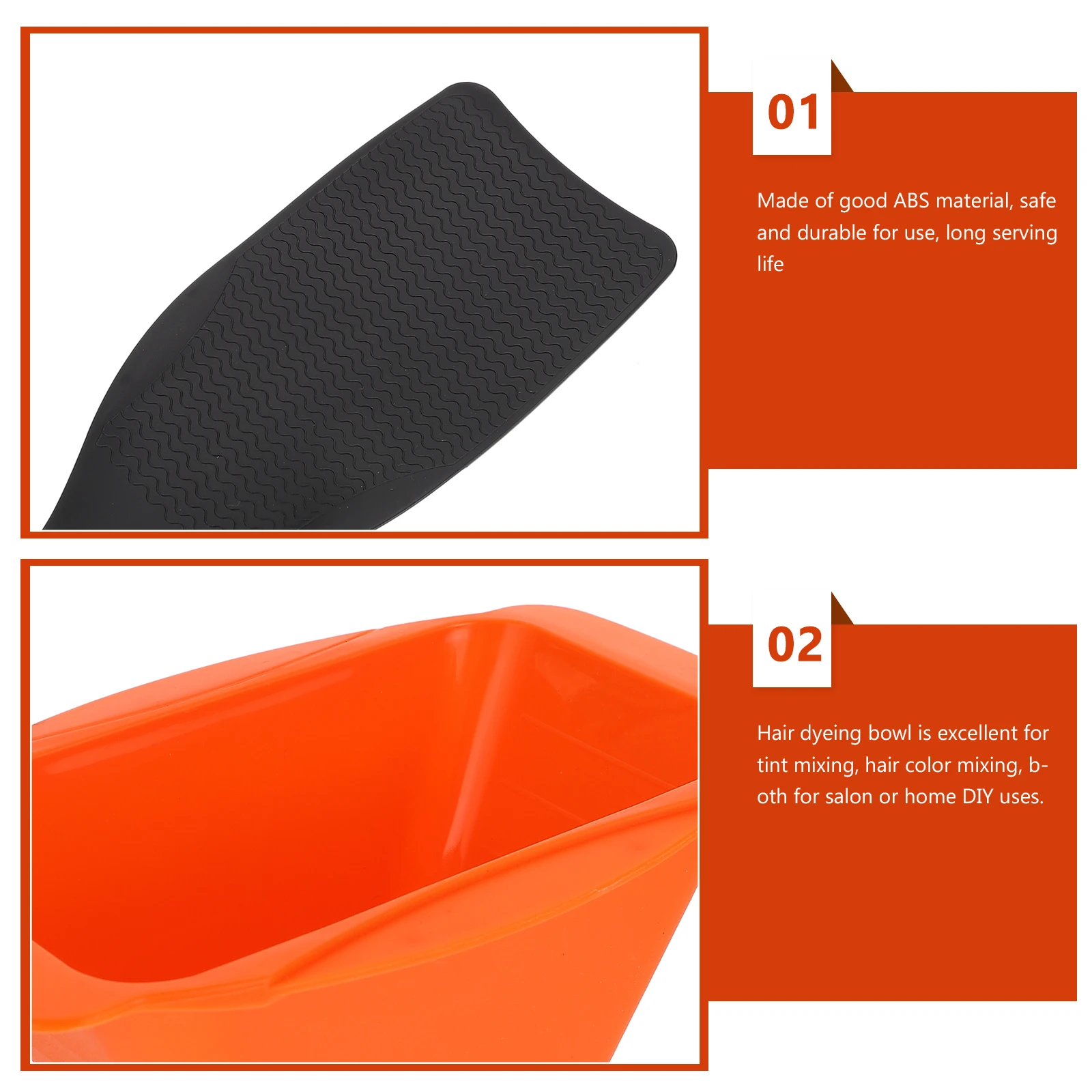 

Hair Color Kit Highlighting Dye Balayage Tools Mixing Bowl Dyeing Board for Stylist Coloring Hairdressing