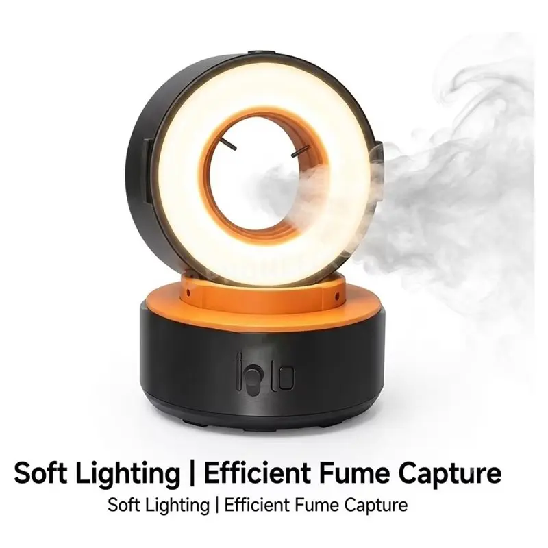 MOPHE-For PCB Mainboard Repair Tools JF8 Microscope Ring Lamp Lighting& Fume Extractor Soft Lighting Soldering Smoke Removal