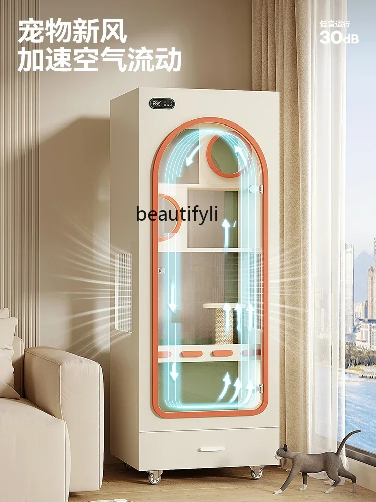 

The thermostaticvilla occupy an area of smart cat cabinets, small apartments with fresh air, cat cages, and household