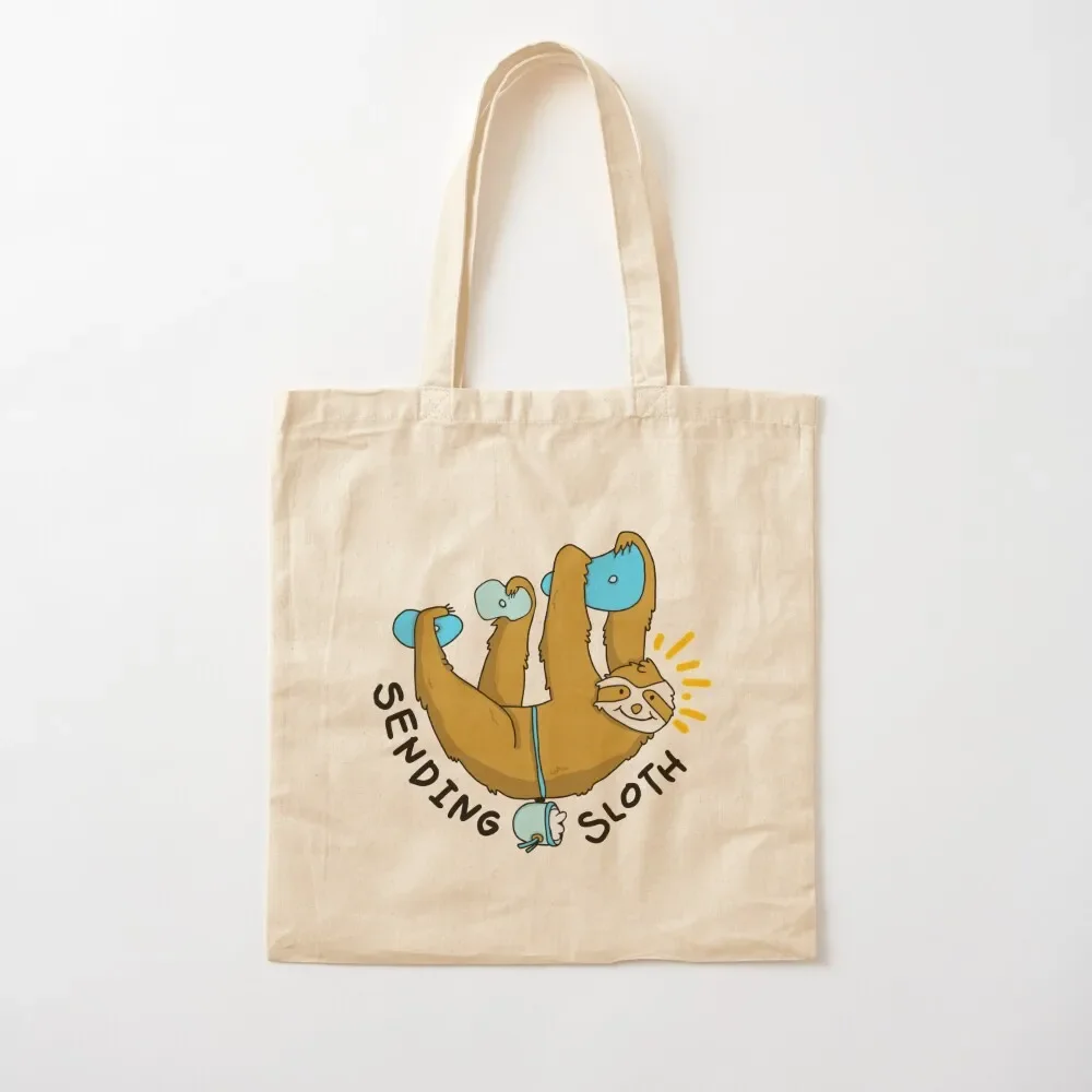 Rock Climbing Sloth Tote Bag shopper bags for women canvas tote bag Tote Bag