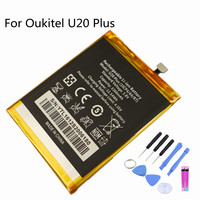 100% Original Oukitel U20 Plus Battery High Quality 3300mAh Battery Backup Replacement for Oukitel U20 Plus U20Plus + Tools