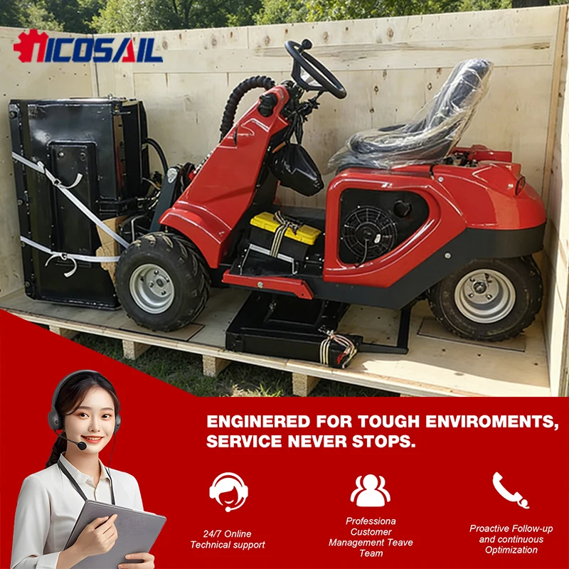 

New 3 Wheel Skid Steer Loader CE Euro 5 Compact Mini Loader Easy Operation For Construction