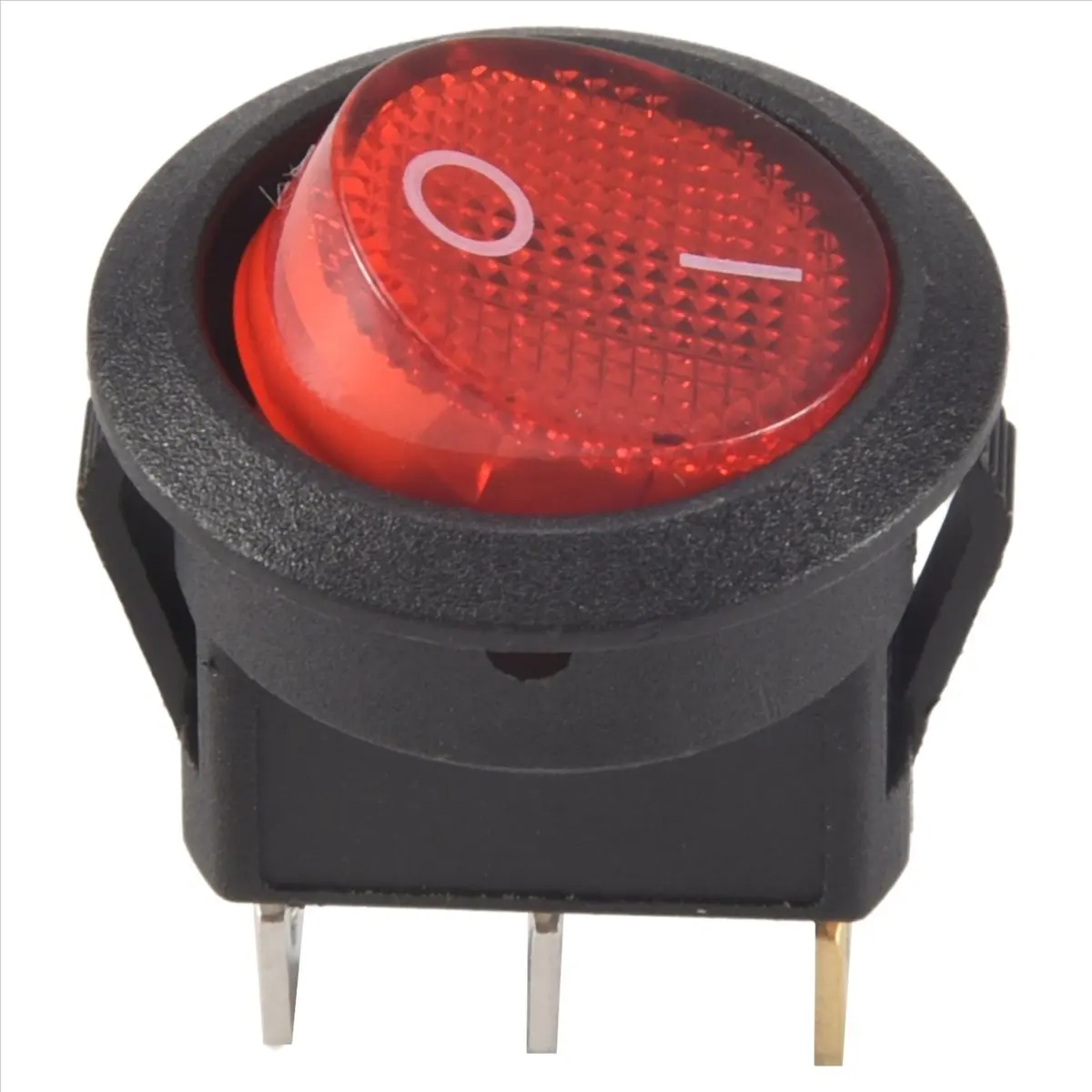 A40I Toggle Switch Bipolar ON OFF Red 3 Pin 20mm