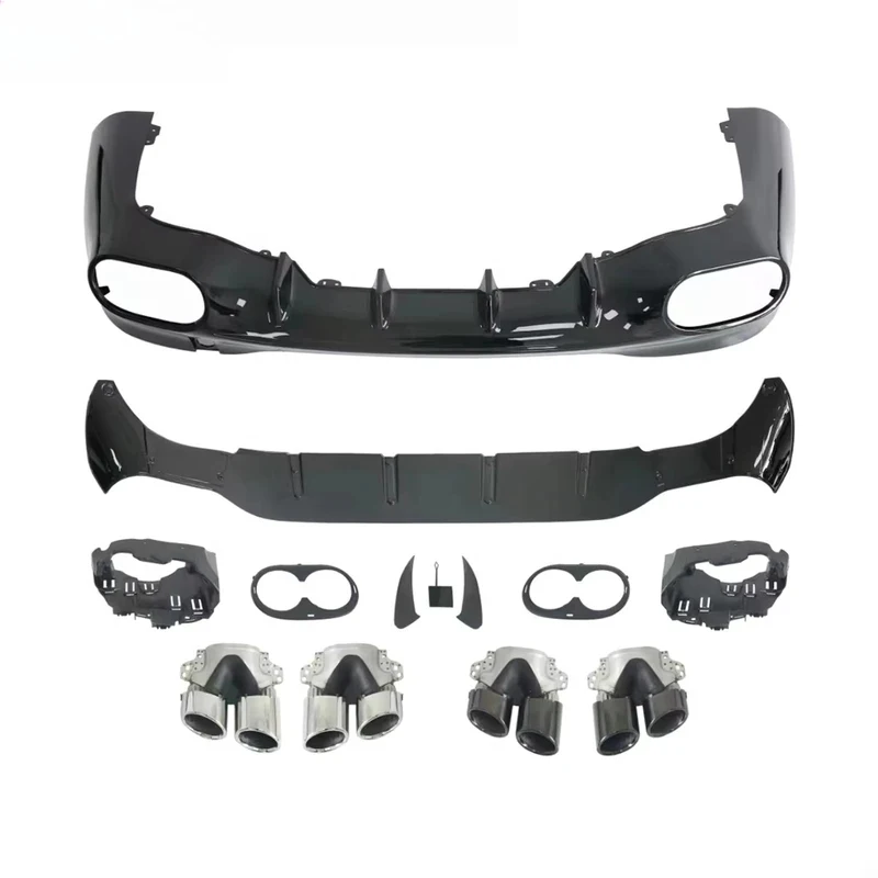 

CLA45 Look Parts W118 CLA 2019-2023 Year Upgrade CLA45 Rear Diffuser and Pipes