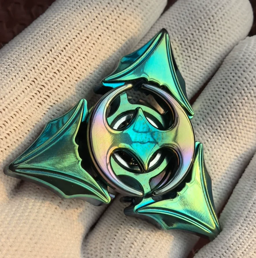 Used EDC Fanren EDC Zirconium Bat Fingertip Gyroscope Steel Stone Wash spinner Fingertip gyroscope Decompression toys