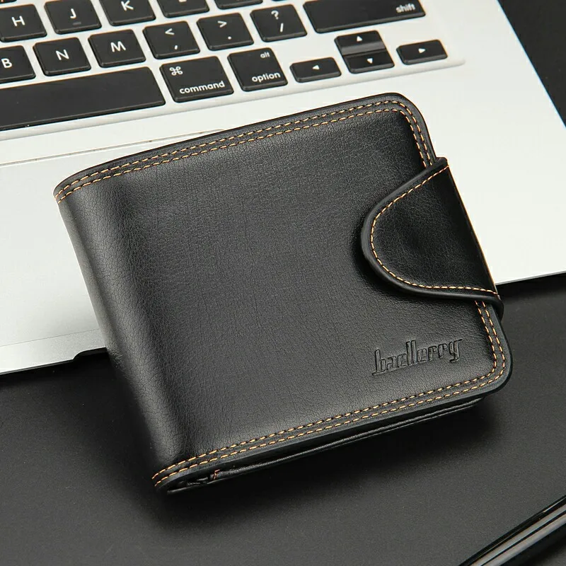

Business and leisure men's wallet horizontal zipper buckle wallet wallet