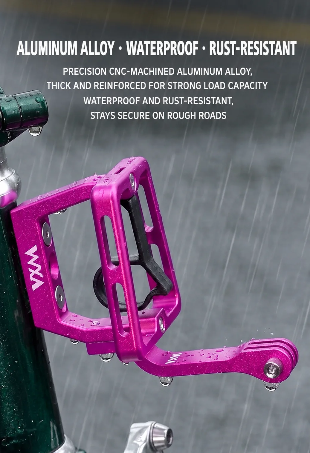 VXM Faltbares Fahrrad, Schweinsnase-Frontablage, Rhinoceros-Tasche, CNC, geeignet für kleine Kleidungsstücke und große Reihen, P8 Java Neo – Detail 8