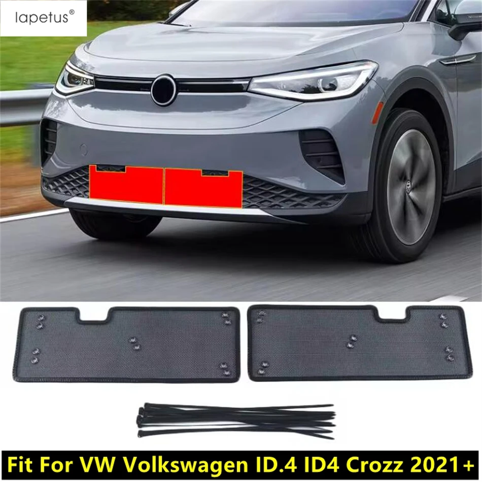 

Car Styling Front Insect Screen Insert Net Grille Mesh Protective Cover Accessories For Volkswagen VW ID4 ID.4 CROZZ 2021 2022